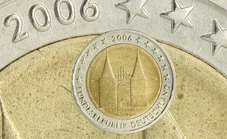 Première 2 € commémorative émise par l'Allemagne