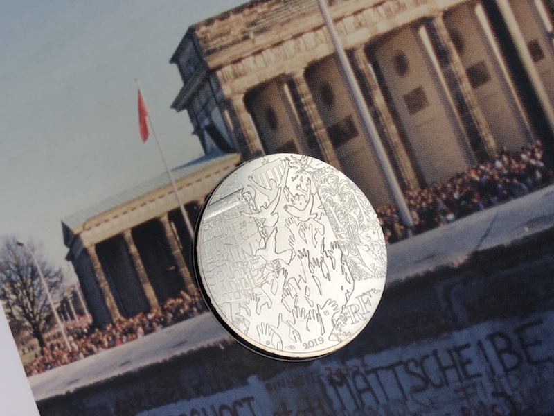 10 euros mur de Berlin 2019