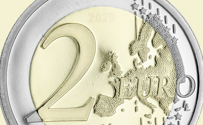 Pièces de 2 euros commémoratives 2020