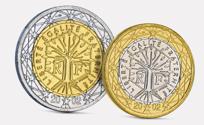 Nouvelles pièces en euro France
